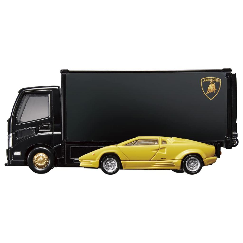 TAKARA TOMY Premium Tomica Transporter Lamborghini Countach 25th Mini car car toy 6 years old and over Toy safety standard passed ST mark