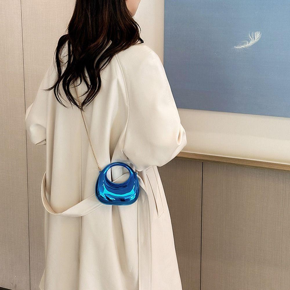 New Acrylic Clutch Bags Elegant Portable Handbags Small Handle Wrist Bag for Women