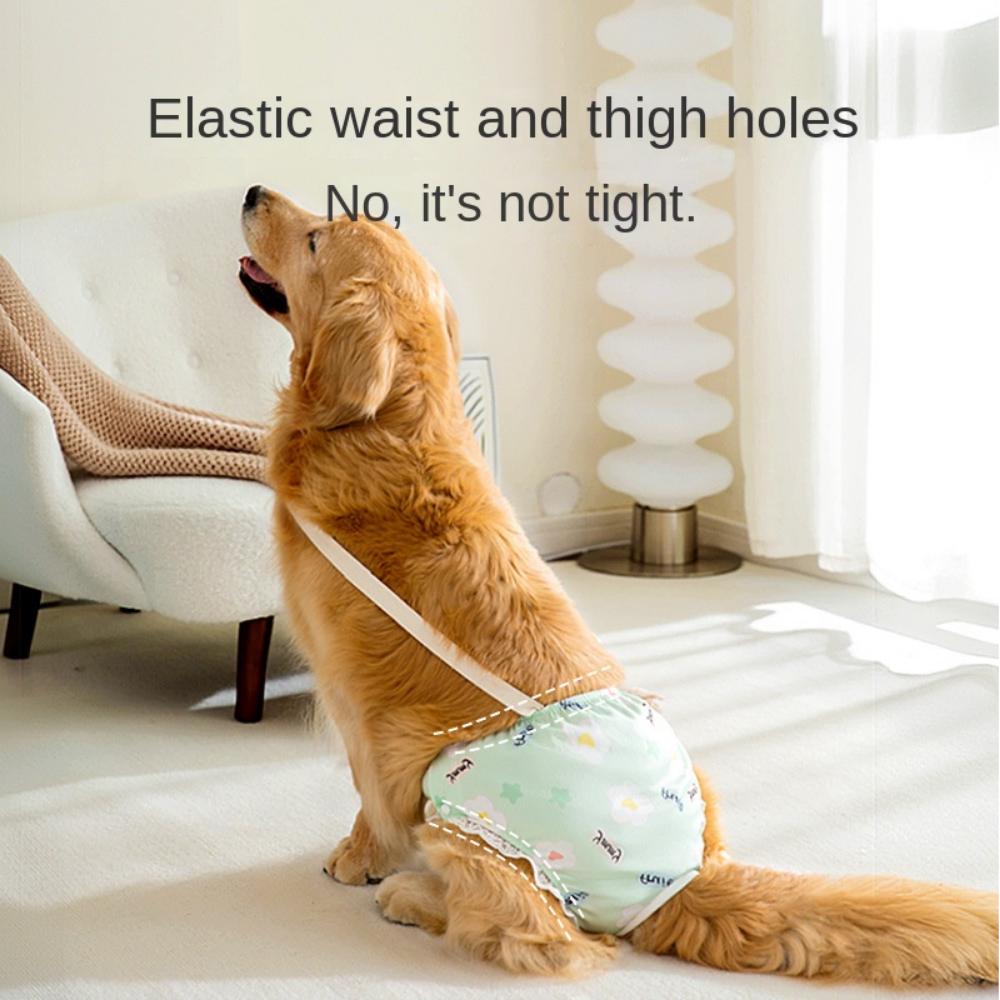 Reusable Female Pet Sanitary Panties Breathable Large Dogs Safety Diapers Medium Dogs