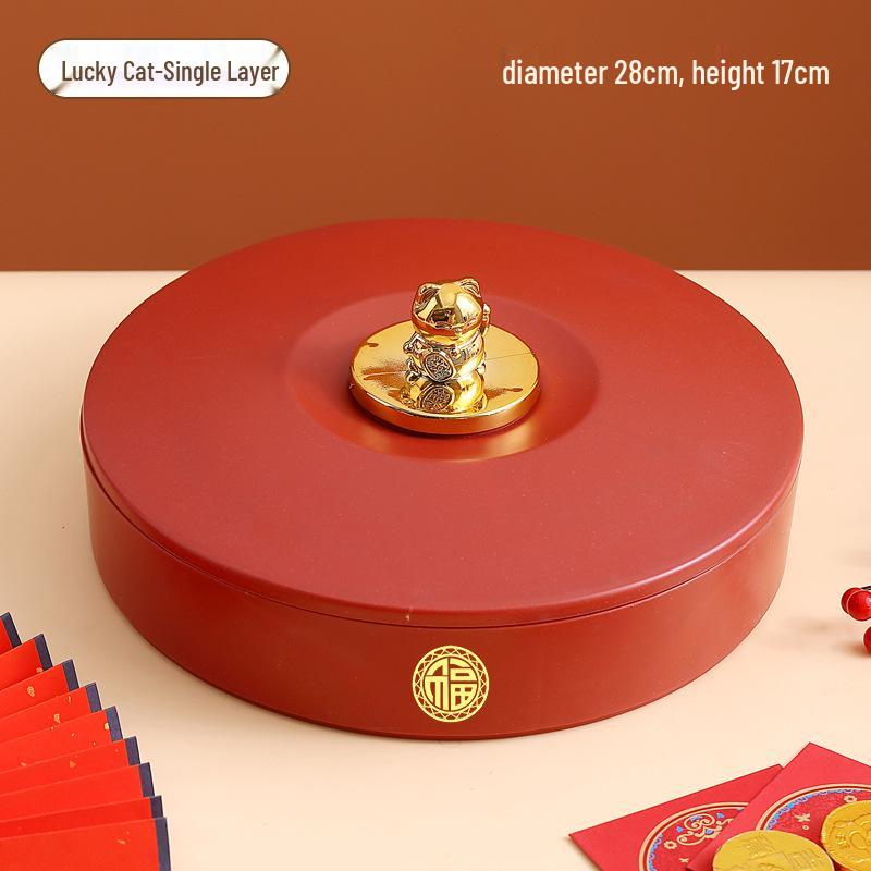 Zuhause Wohnzimmer Obst- und Snack-Präsentationsbox - Festliche Obstplatte & Süßigkeitenbox