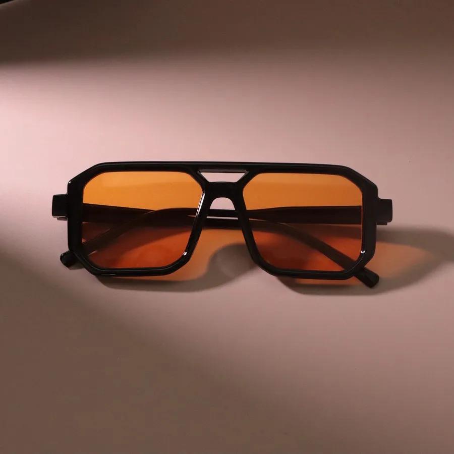 Geometrické Punkové Čtvercové Sluneční Brýle pro Ženy Muže Stylové Obdélníkové Zrcadlové Sklo Designové Módní Sluneční Brýle