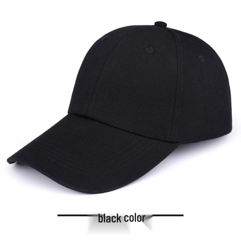 Customized Cotton Baseball Cap with Printed Logo for Men and Women - Duckbill Sun Hat for Work or Leisure.