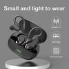 Auricolari Bluetooth SP16 da Appendere all'Orecchio per Sport e Corsa con Lunga Durata della Batteria, Display Digitale, Cancellazione del Rumore