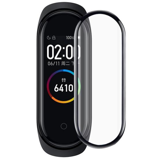 2Pcs Screen Protector High Screen Sensitivity Soft Transparent Full Cover Watch Protective Film for Xiaomi Mi Band 4/5/6