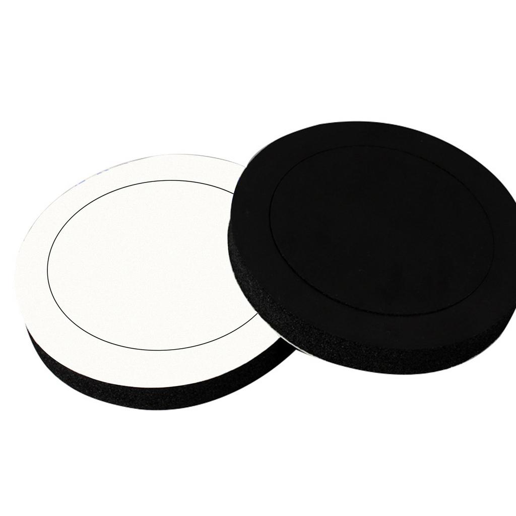 4Pcs 6.5 inch Universal EVA Self Adhesive Sponge High Rebound Waterproof Car Door Speaker Fast Rings Baffle Kit