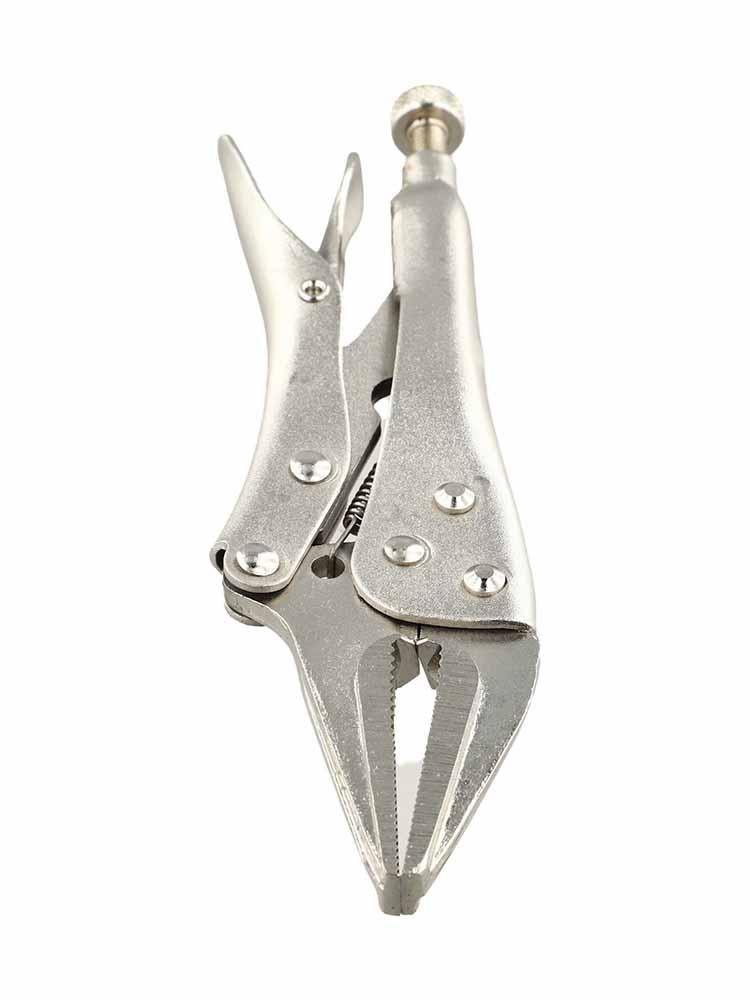 Grip and Clamp 6 5 Inch Needle Nose Pliers with Locking Vise Grip Clamp