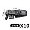 Military Building Blocks MOC Star Movie Characters Solider Figures War Mini Bricks Weapons Accessories Guns Cloak Axe Armor