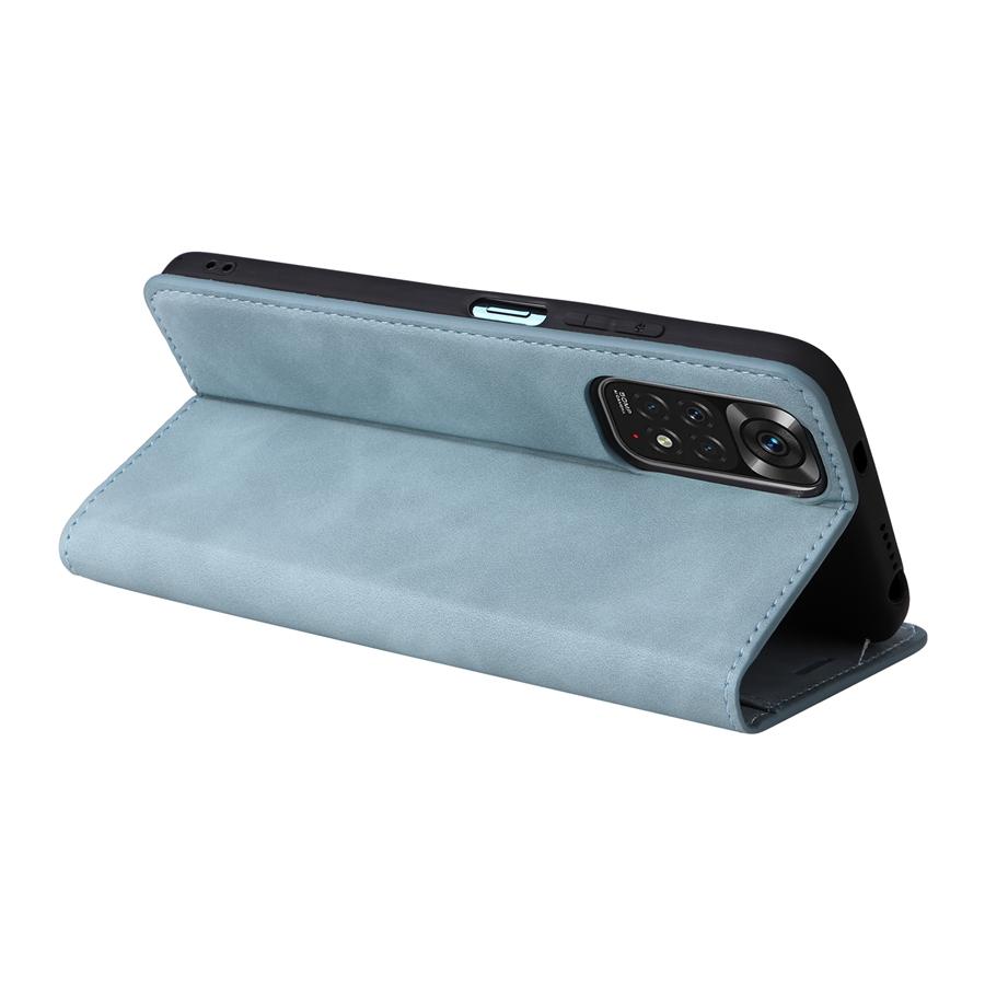 Custodia Portafoglio In Pelle Per Xiaomi Mi 11 – Sottile, Magnetica E Con Slot Per Carte (Marrone)