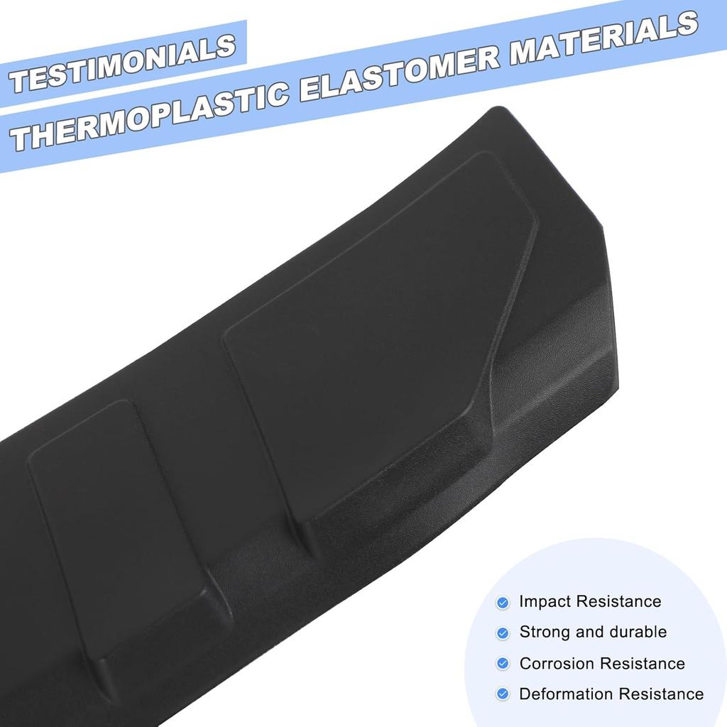 Car Rear Bumper Cover Protector Guard Compatible with Subaru XV/Crosstrek 2018-2023, Scratch Resistant Trunk Door Entry Guards, Trunk Door Sill