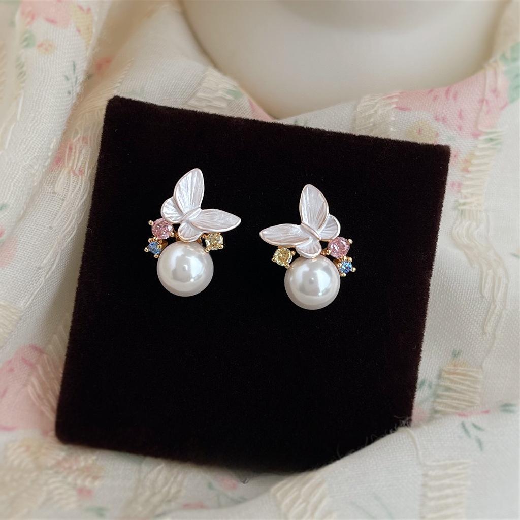 Female Summer Butterfly Earrings 1 pair