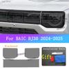 For BAIC Beijing BJ30 Headlight TPU Transparent Protective Sticker BC Pillar Film Exterior Front Lamp Black Anti-Scratch Film