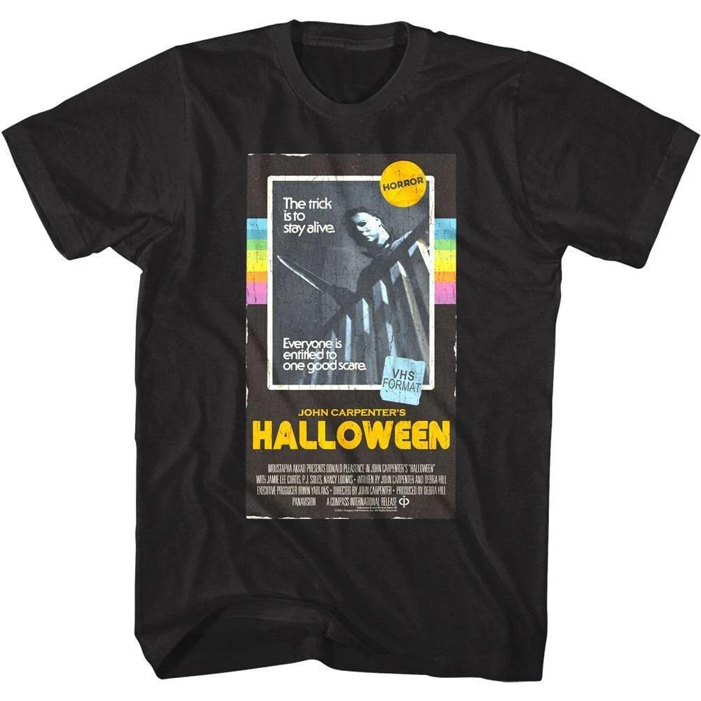 Halloween Movie VHS Tape Men s T Shirt L