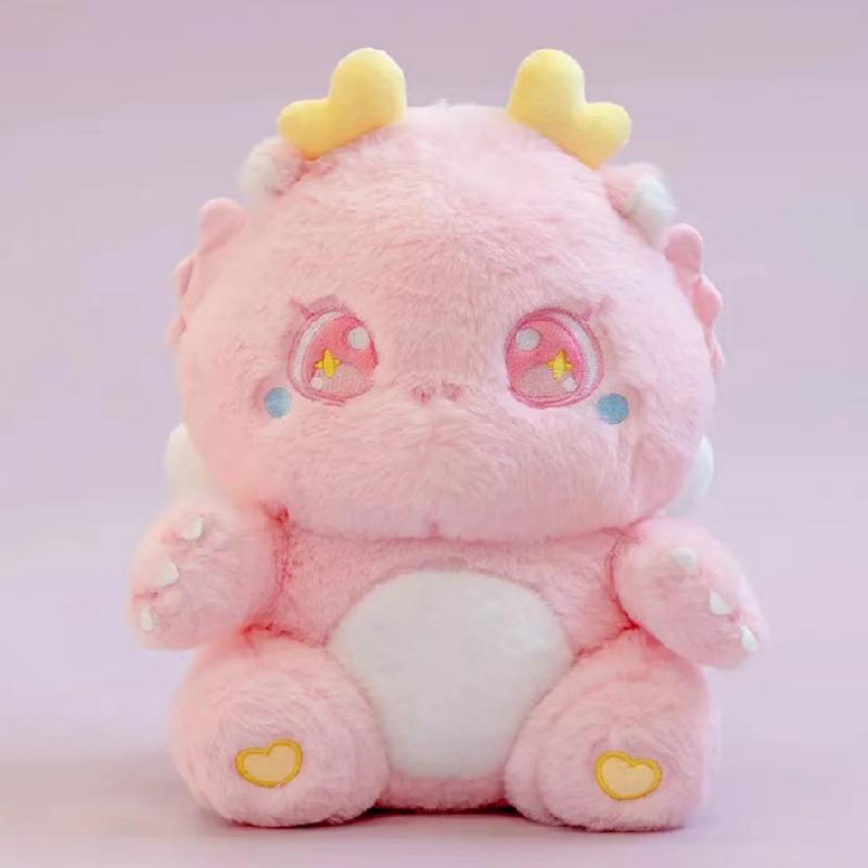 

30cm Lovely Soft Stuffed Animals Cuddly Fat Dinosaur Angel Featuring Flying Wings Dolls Plush Dragon Playthings Christmas Gift Idea 30cm