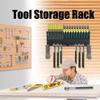 Space Saving Screwdriver Holder and Spanner Organizer Steel Construction Garage Tool Rack Hammers and Wrench Stand