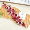 Big Rhinestone 3D Flower Applique for Sewing Clothing Headbands Diy Craft Party Decoration Fabric Trim