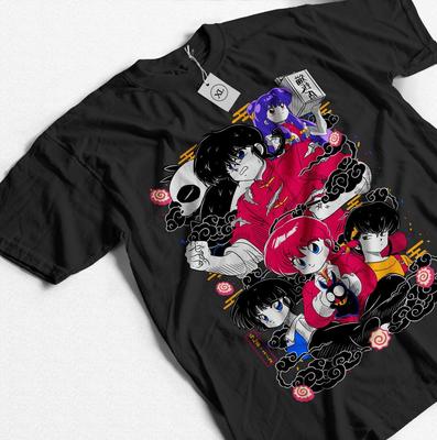 Ranma T-Shirt Saotome Genma Panda Hampoo Rumiko Takahashi Girl Kawaii Shirt  Unisex T-Shirt