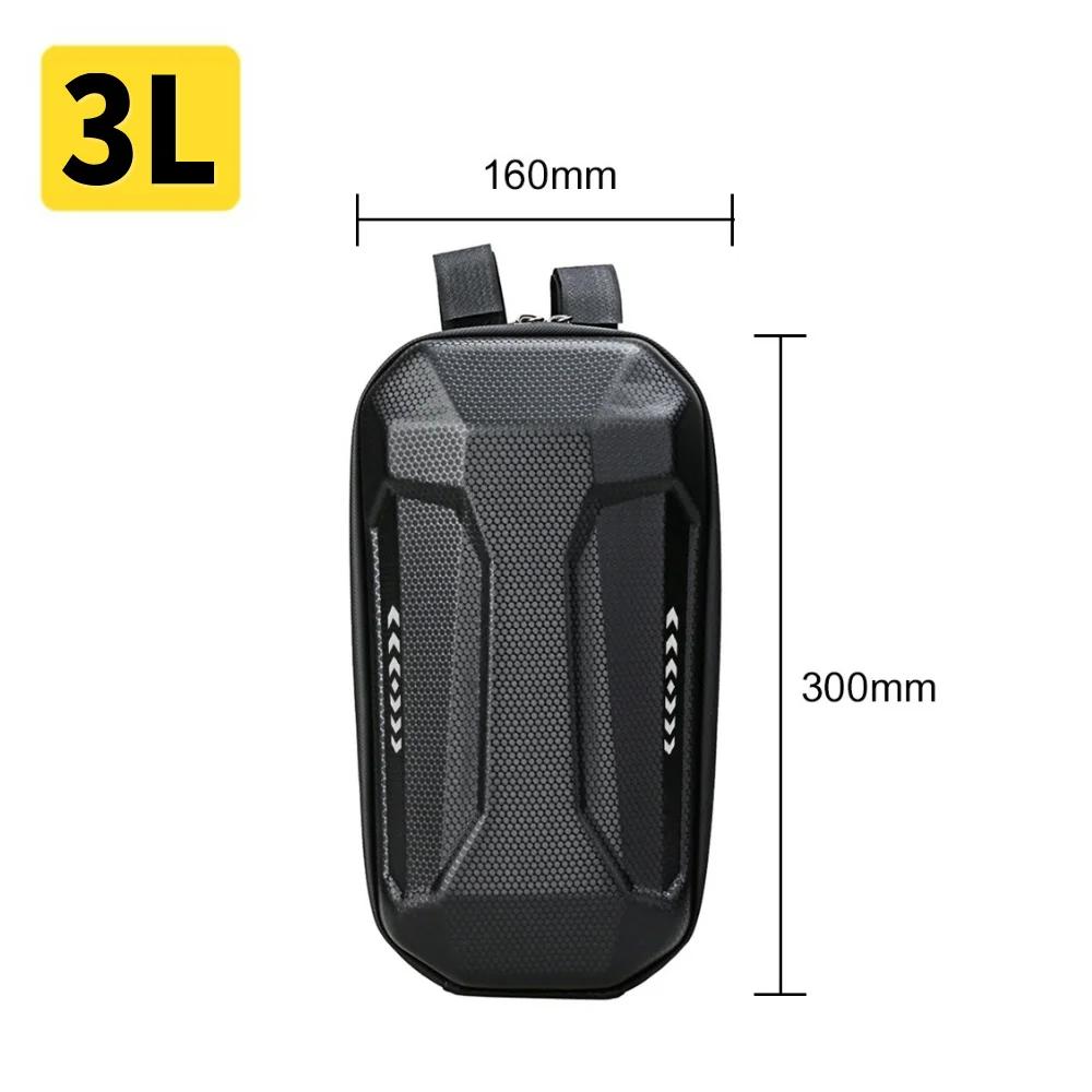 Bolsa para Patinete Eléctrico de 2/3/4L Accesorios para M365 PRO 2 KUGOO M4 Bolsa Delantera Impermeable para Patinete Bolsa para Vehículo Eléctrico Bolsa para Bicicleta