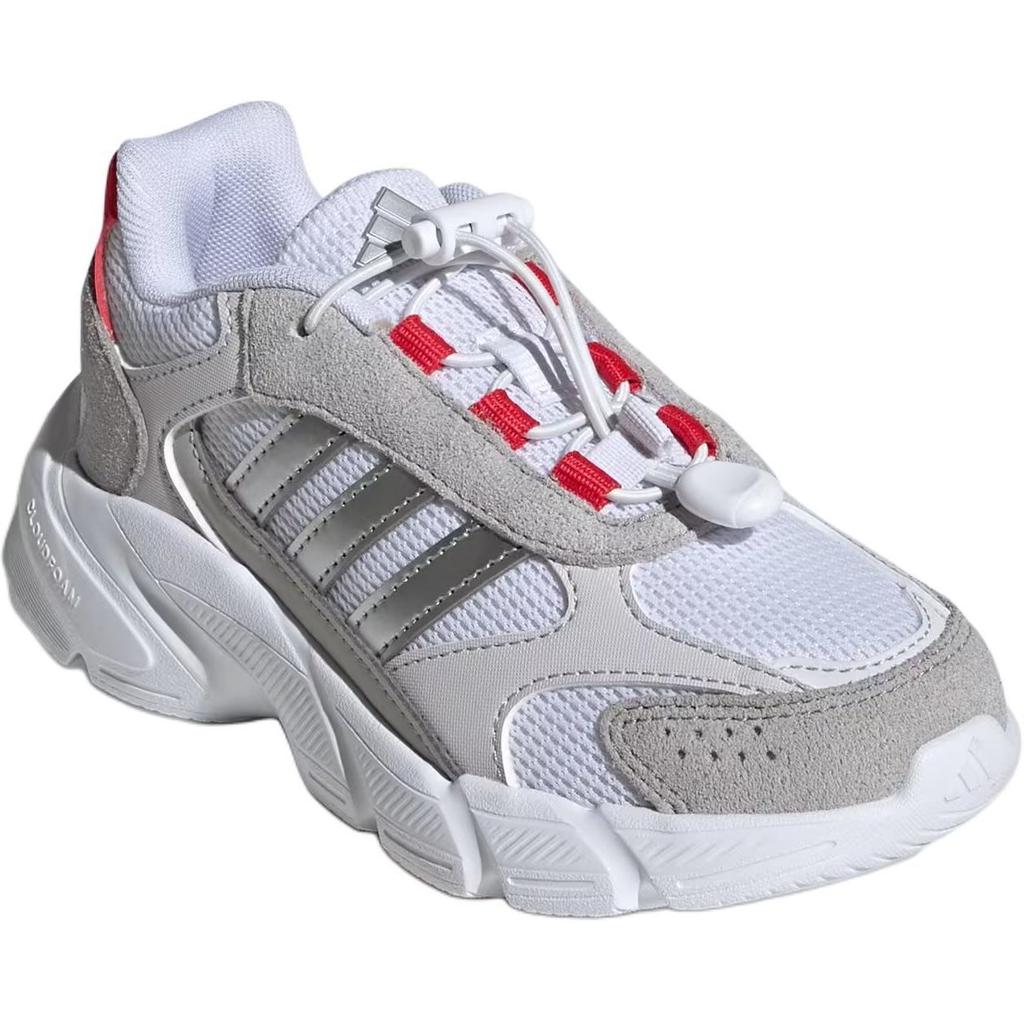 Adidas Crazychaos 2000 C Dash Grey Silver Metallic Ruby Kids Sneakers Pure-Ruby JP9585