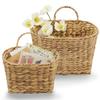 Fresh Woven Wall Baskets For Storage-Wicker For Organizing Basket Set Of 2 For Front Door, Mail Flowers