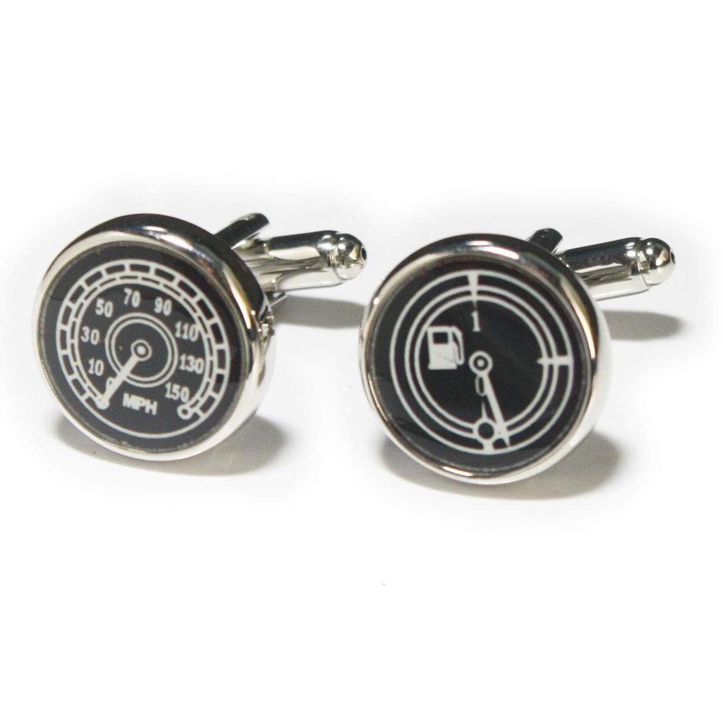 Kamakura Cufflinks Workshop Fuel System Speedometer Cufflinks 2 ew040 & (Cufflinks)