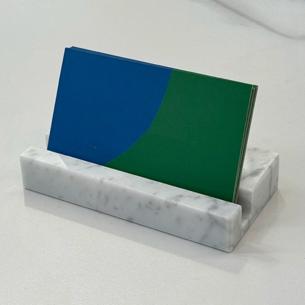 Marble Mobile Phone Holder Thickened Card Stand Organizer Durable Business Card Holder Trade Shows