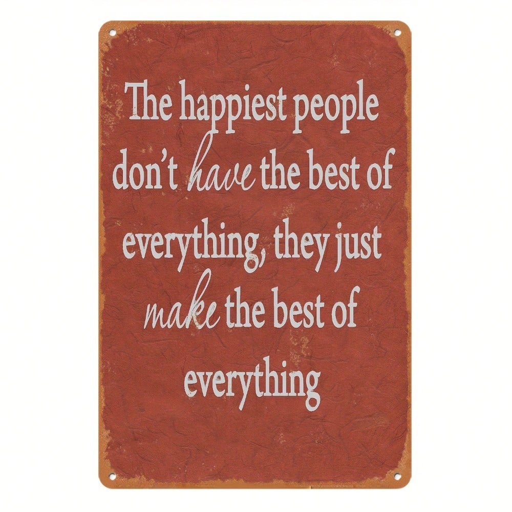 Vintage Metal Sign Retro Wall Art Home Decor 20x30cm