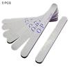 5ks/sada 100/180 Brusný papír Pilník na gelové nehty 180/240 Professional Manicure Buffer Pedikúra Oboustranná sada Nail Tools
