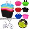 Waterproof Front Handlebars Basket With Hooks Bicycles Basket New Boy Girl Bike Basket