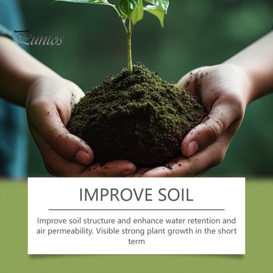 Soil Activator Powder Fertilizer Nutrient-Rich Plant Growth Booster Soil Activation Powder for Potting Mix Seedlings Compost Indoor Outdoor Plants