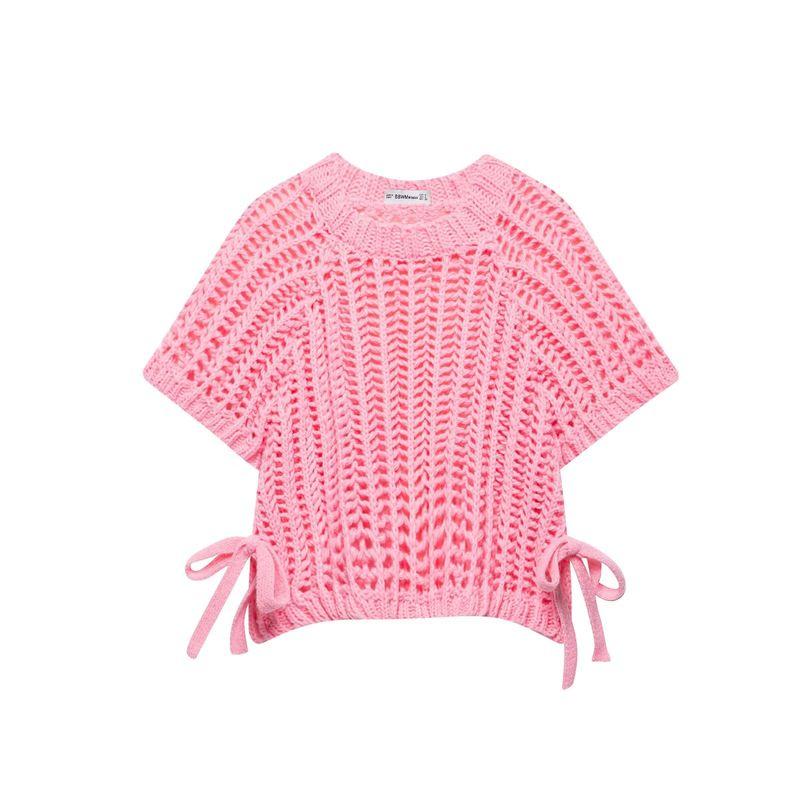 Araltay New Arrival Fashion Style Women's Clothing Fashion All-Match Pure Color Side Band Decoration Thick Needle Tops 2142116