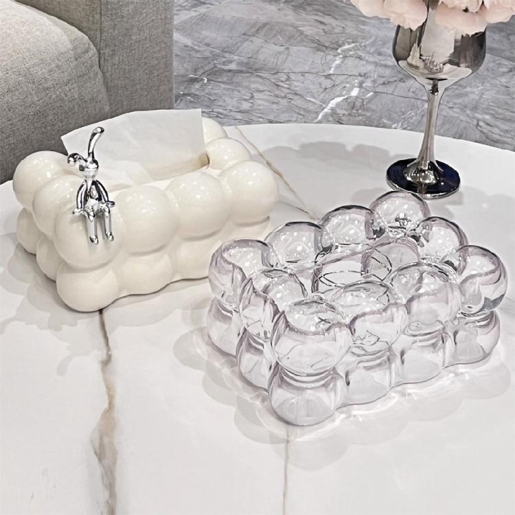 Space Saving Rabbit Napkin Organizers Modern Simplistic Tissue Dispenser Box Paper Organizers for Dining Room