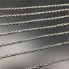 2pcs 50cm Necklace Chain for Men and Women DIY Jewelry Pendant Matching