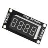 0.36in 4 Digit Digital Tube LED Blue Display Segment Module with Clock TM1637 2 Pin IO 5V
