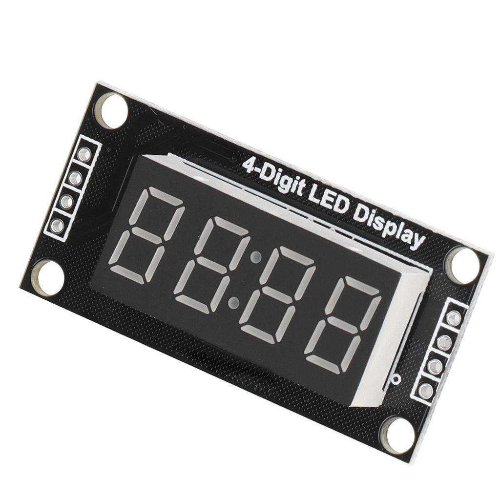 0.36in 4 Digit Digital Tube LED Blue Display Segment Module with Clock TM1637 2 Pin IO 5V