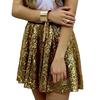 Women Skirt Elastic High Waist Sparkling Sequins Short Skirt Breathable Fabric Slimming Skirt Work Leisure Travel Parties