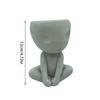 Luminous Face Planter Pot Head Flower Pot Cute Resin Succulent Planter Flowerpot With Drain Hole For House Office Decor