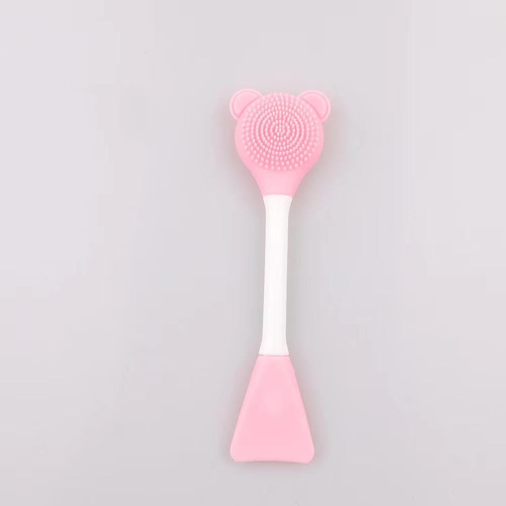 Dual-Ended Silicone Facial Mask Brush for DIY and Beauty Salon Use