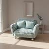 1:12 Miniature Sofa Set Furniture Dollhouse Couch Realistic Detail Double