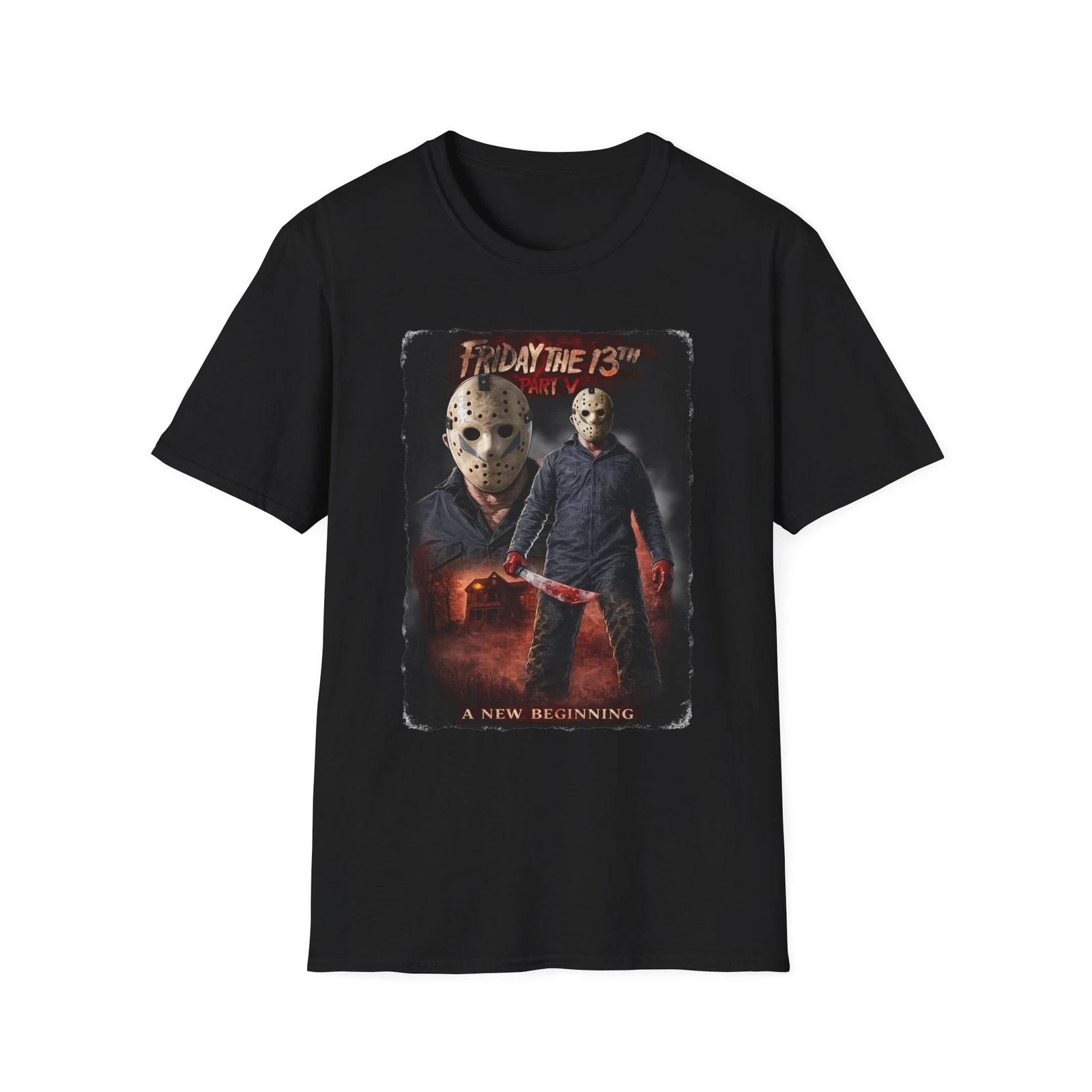 Friday the 13th 5 a new beginning  T-Shirt | Horror Movie Tee M