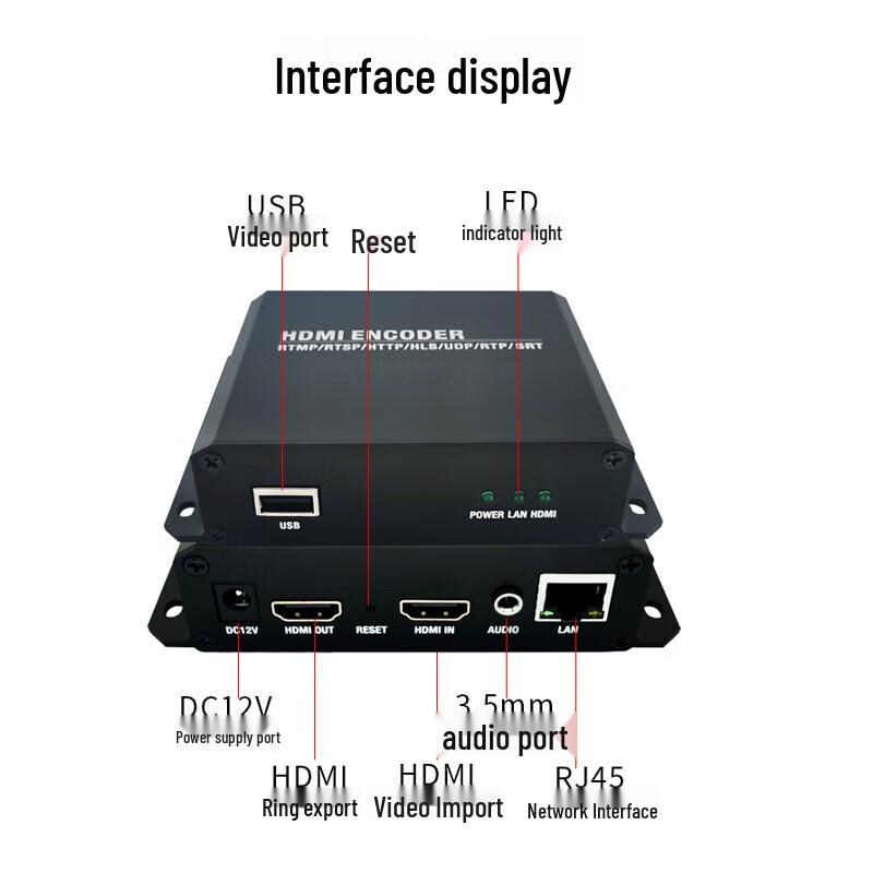 Daya Hongda 4K HDMI H264/H265 Video Encoder