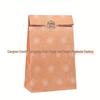In-Stock Kraft Paper Bags - Creative Disposable Cookie and Candy Packaging for Birthdays (6 Designs)