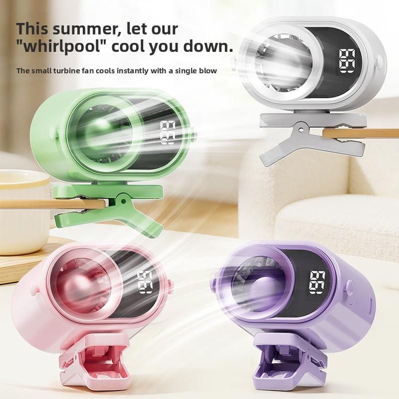 Multifunction Clipon Fan With Rechargeable Battery For Baby Stroller And Cycling Use