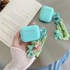 Applicable To Apple AirPods Pro1 Generation Bluetooth Headset Case 1 One-piece Soft Case Green Cute Bear 1st Generation