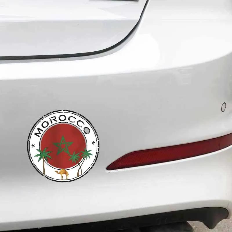 Car Decals  Decals Morocco Motorcycle Decorative Decals Cover Scratches Waterproof And Sunscreen Pvc13Cm*13Cm