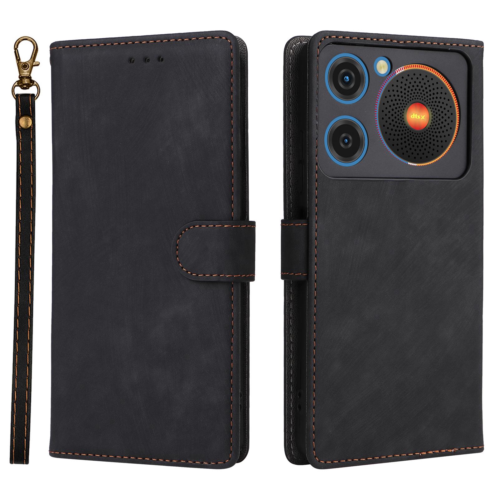 

Для ZTE nubia Music Чехол-кошелек Блокировка RFID Обложка из ПУ кожи Подставка Вид A