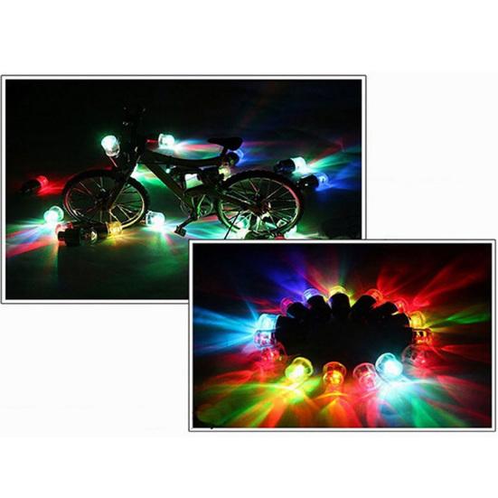 Wheel Valve Cap Light LED Vibration Sensor Light-Duty Alloy Universal Bicycle Cap Light