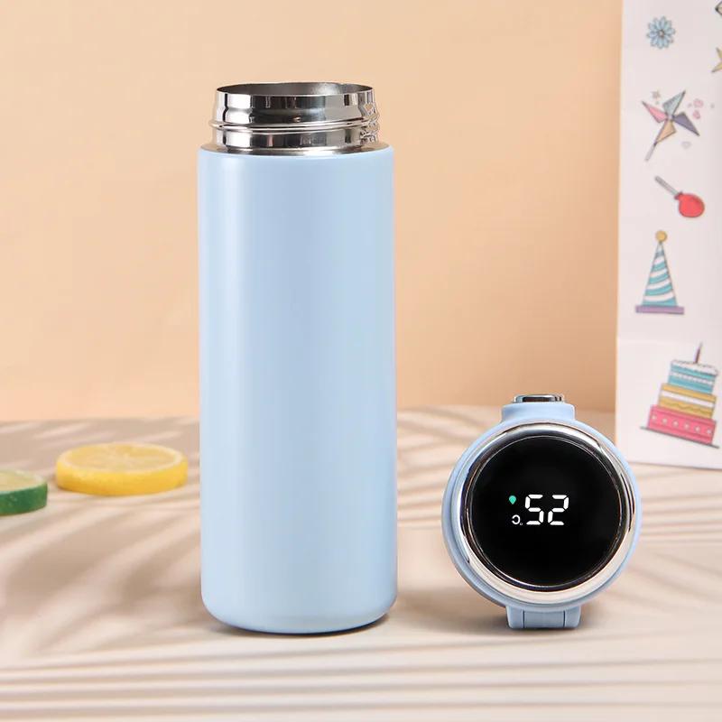 320/420ml Portable Stainless Steel Children's Thermal Cup LED Intelligent Temperature Display Suitable for Children's Couples