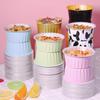 20 Set Aluminum Foil Cake Cups Mini Cake Pans Disposable Baking Mold For Mousse Pudding Portion Baking Tray