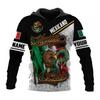 Mens Hooded Sweatshirt With 3D Digital Print Loose Fit Long Sleeve Pullover Fall Casual Wear