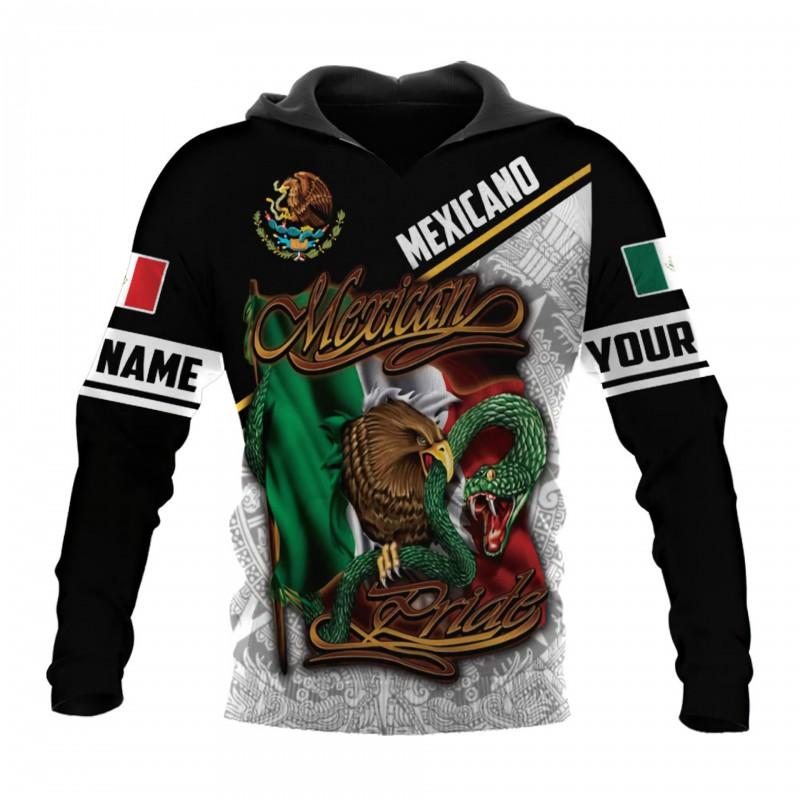 Mens Hooded Sweatshirt With 3D Digital Print Loose Fit Long Sleeve Pullover Fall Casual Wear